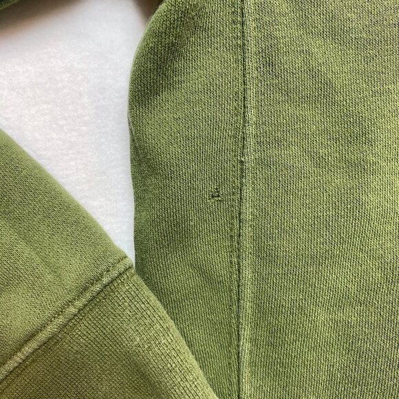 VintageN ike Sweatshirt Men's S Army Green Swoosh Pullover Crewneck Y2K - Picture 6 of 13